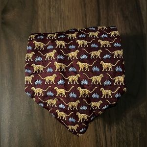 Mens 346 Brooks Brothers Cheetah Designer Silk Tie